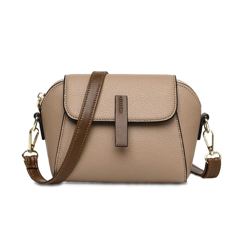 Lightweight Soft Leather Trendy Crossbody Bag
