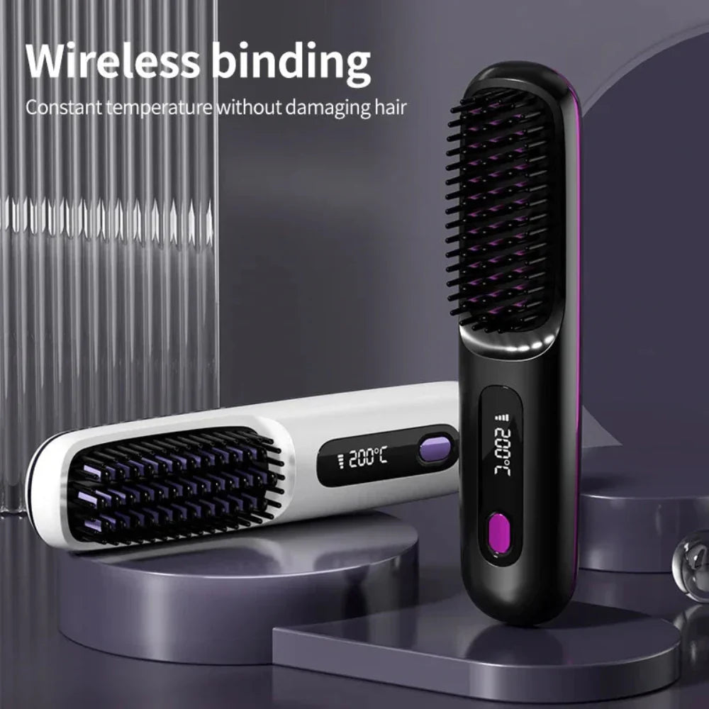 Cordless Hair Straightener USB Charging Function