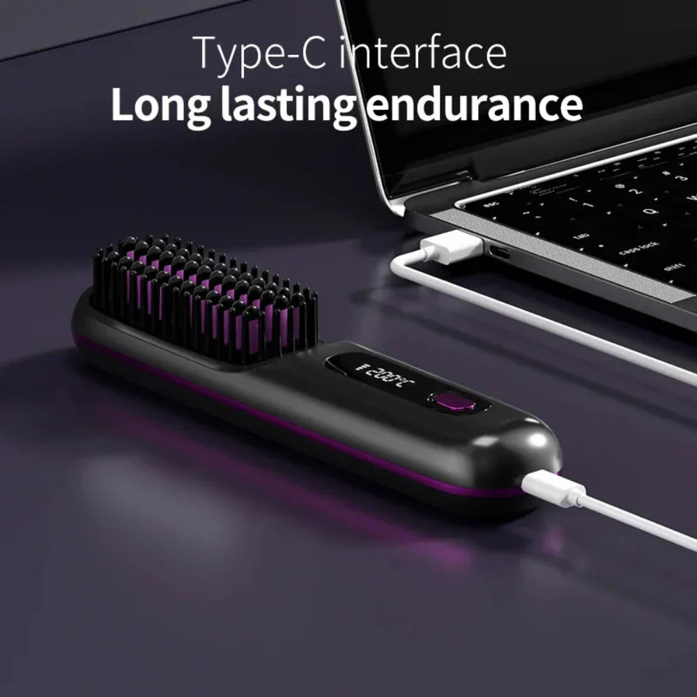 Cordless Hair Straightener USB Charging Function