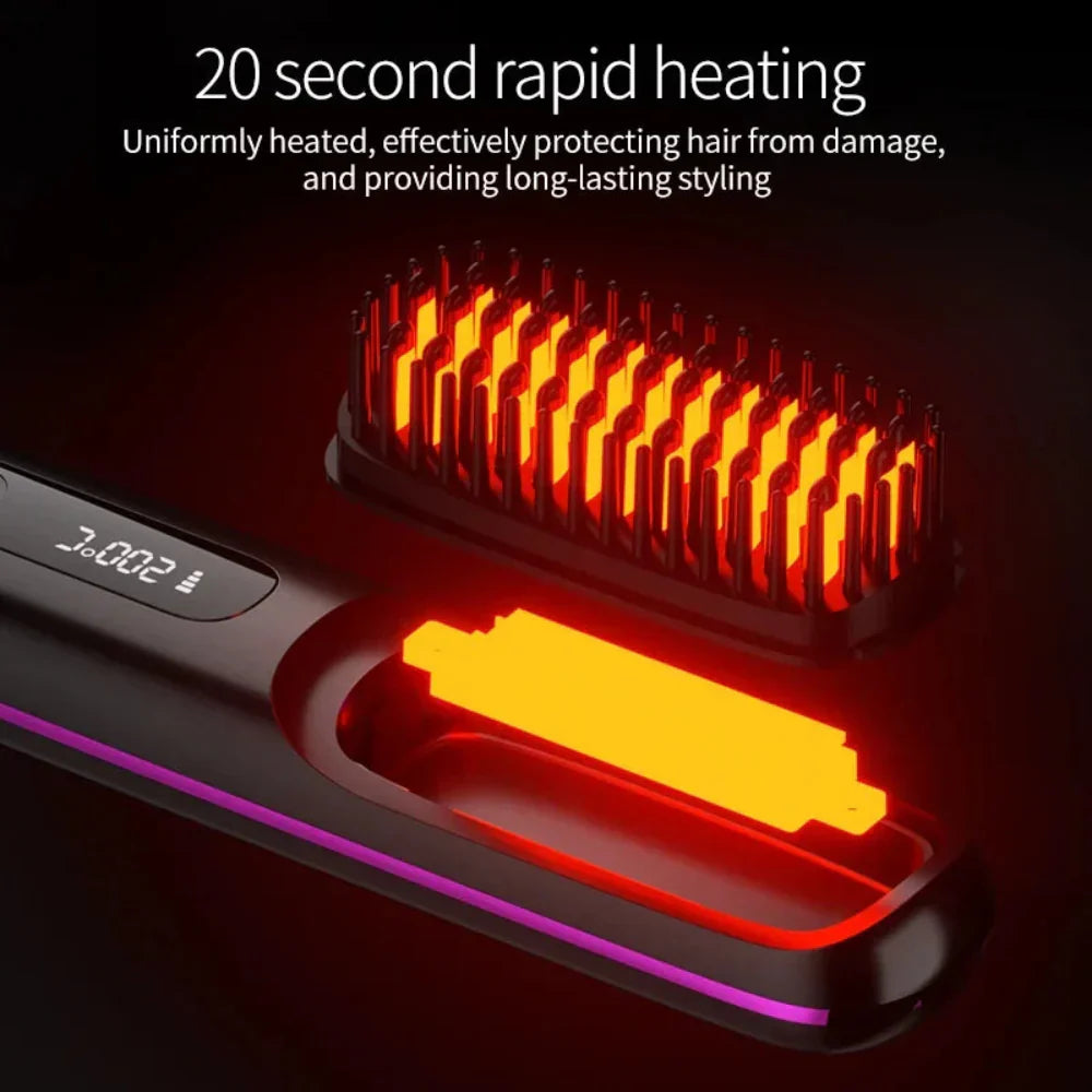 Cordless Hair Straightener USB Charging Function