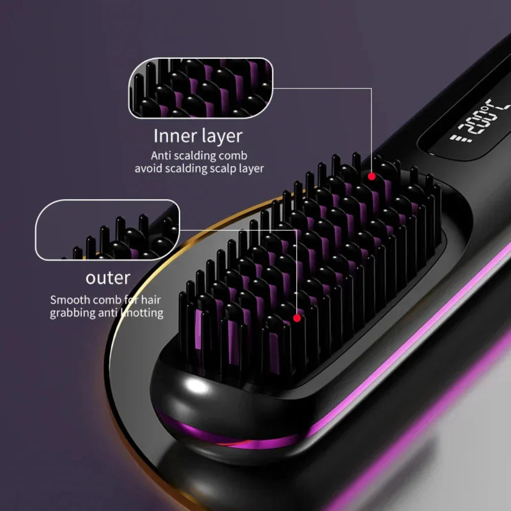 Cordless Hair Straightener USB Charging Function