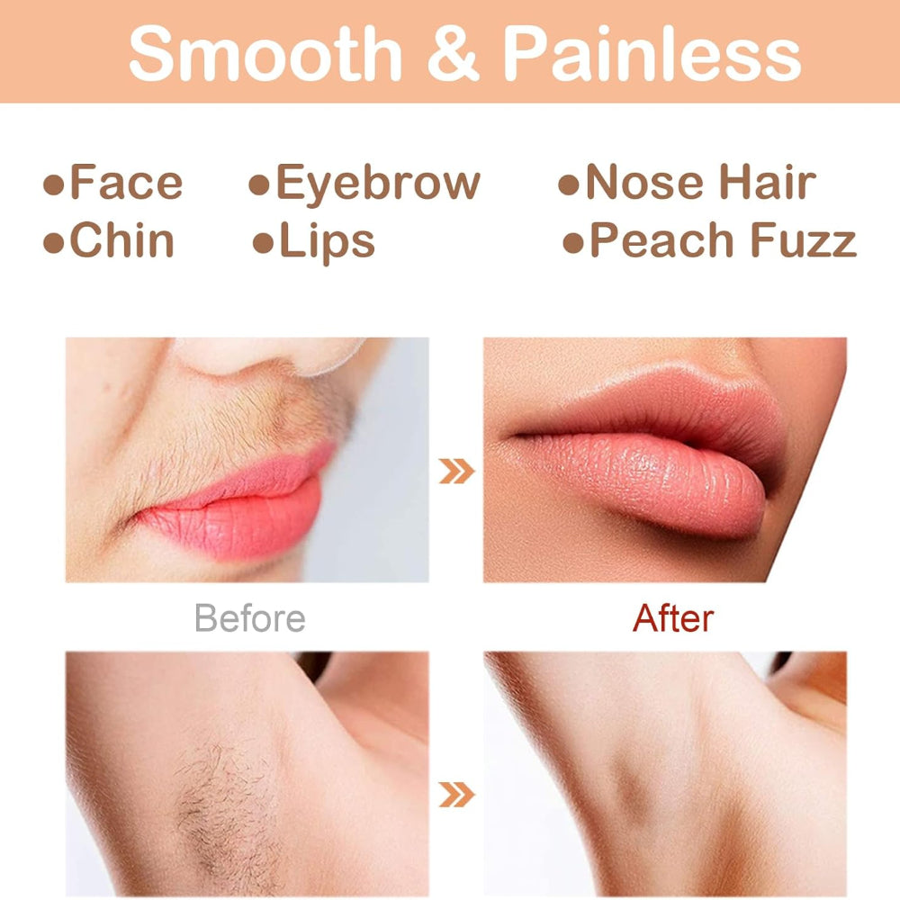 Facial Hair Remover Electric Eyebrow Trimmer Travel Shaver