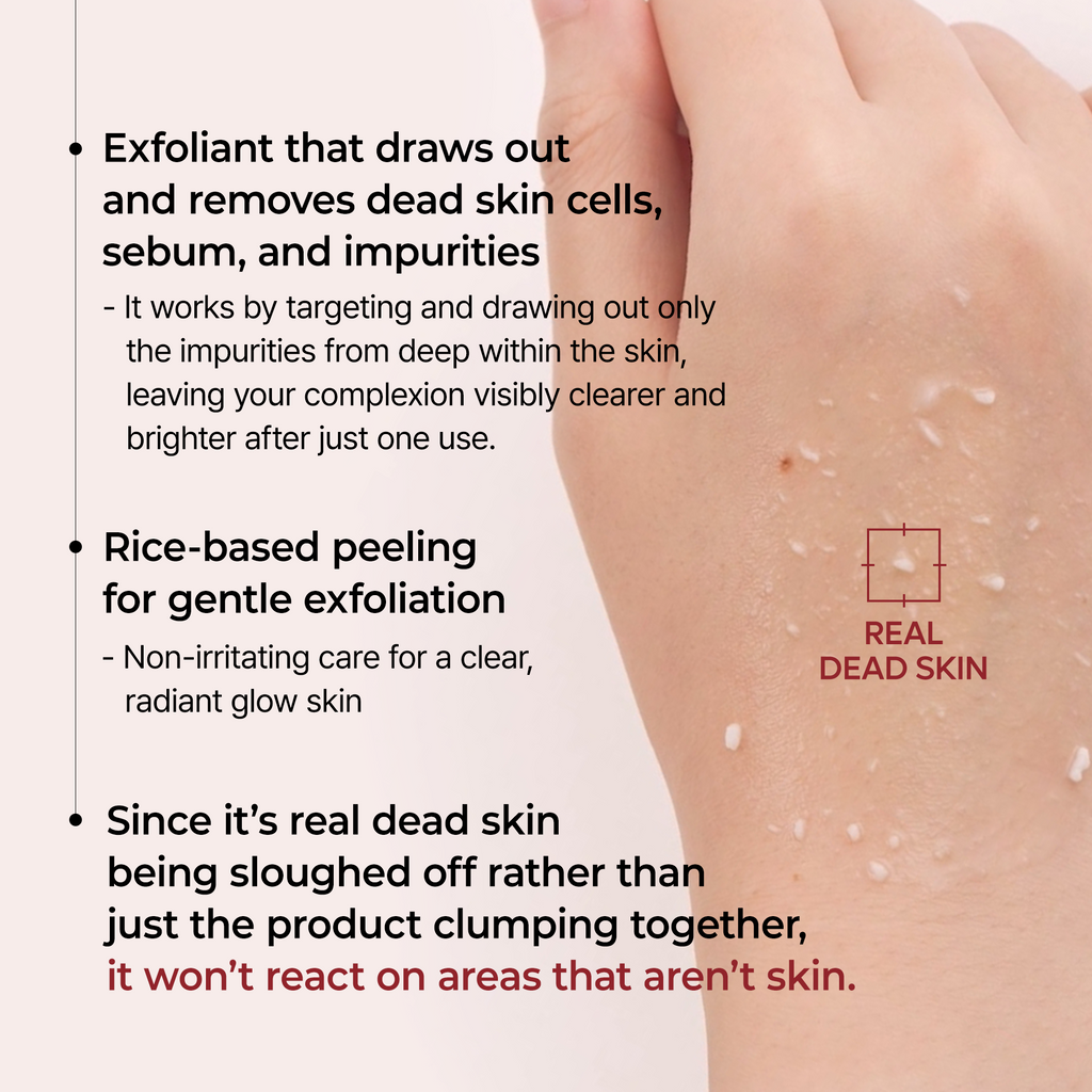 Exfoliating Rice Face & Body Scrub – Dual Action Peeling and Nourishing with Rice Bran Water