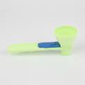 Powder Scoop Funnel Sliding Plastic Measuring Tool