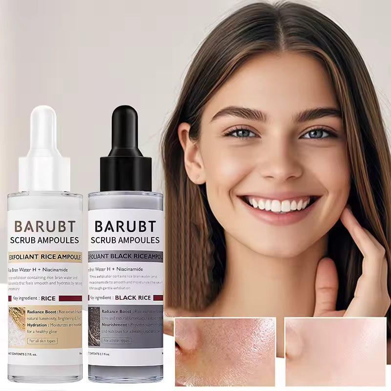 Rice Water Infused Gentle Exfoliating Ampoule – Sensitive Skin Safe Face & Body Polish