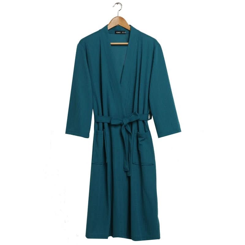 CottonWave – Unisex Waffle Bathrobe Made of Polyester