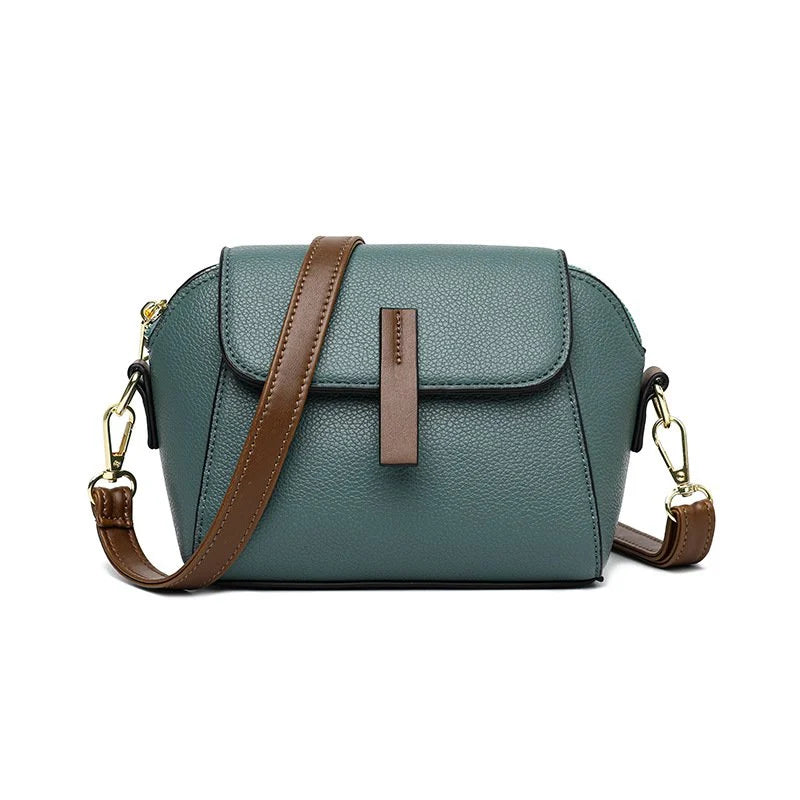 Lightweight Soft Leather Trendy Crossbody Bag