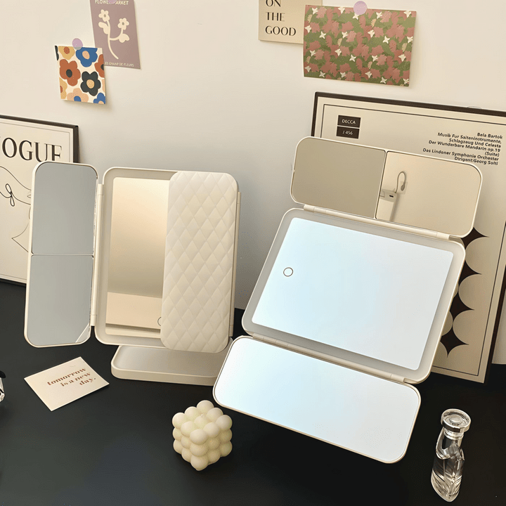 DETAILLOOK – LED Vanity Mirror with Adjustable Lighting & Precision Magnification