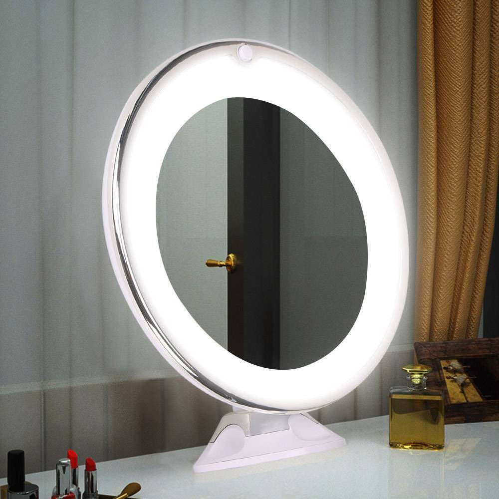 GLAMZOOM – 10x LED Makeup Mirror for Precision Beauty