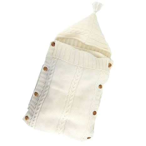 Hugnest Baby Wrap – Beige Newborn Blanket – Soft Sleeping Bag for Warmth and Comfort