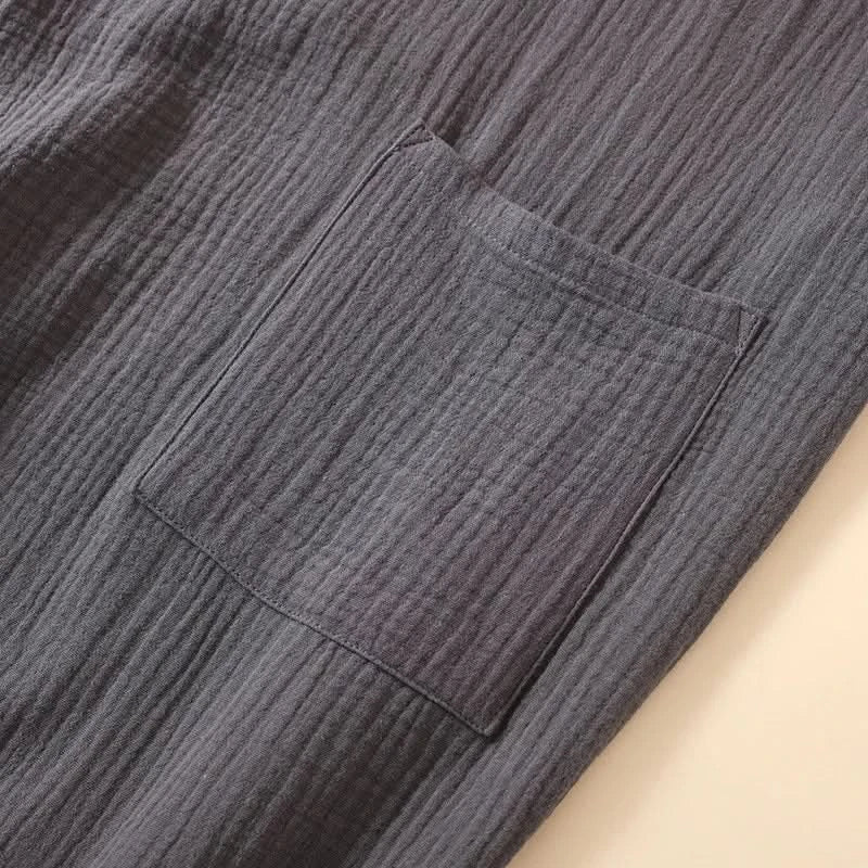 KOMFERA - Premium Cotton Lounge Kimono, Breathable unisex bathrobe for relaxation and home spa