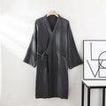 KOMFERA - Premium Cotton Lounge Kimono, Breathable unisex bathrobe for relaxation and home spa