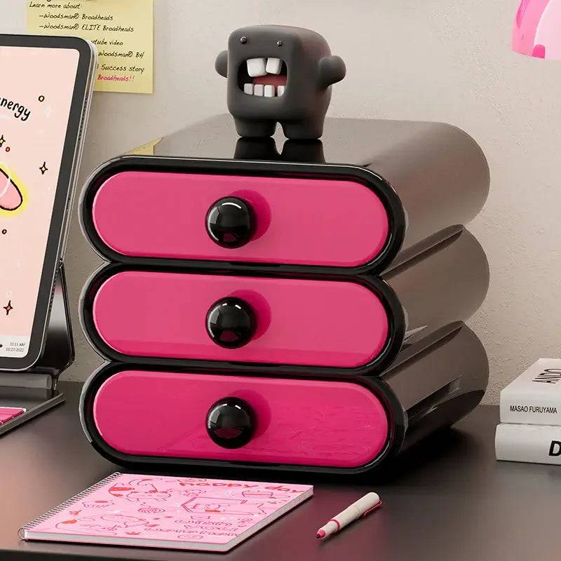 Removable Drawer Cosmetics Storage Cabinet