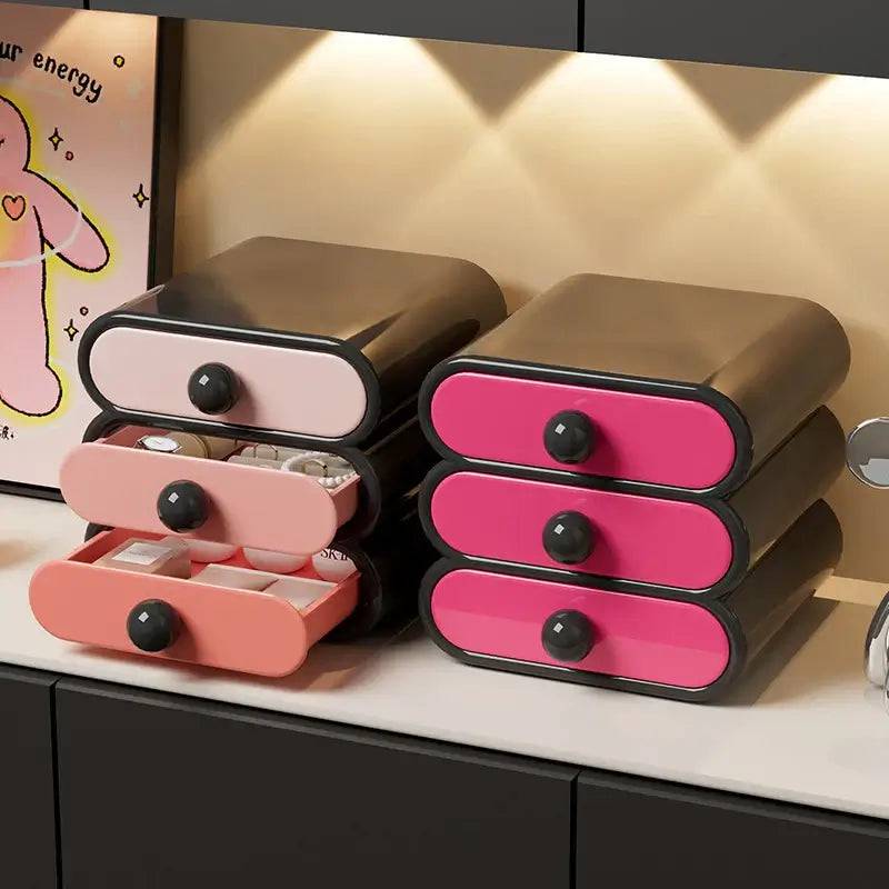 Removable Drawer Cosmetics Storage Cabinet