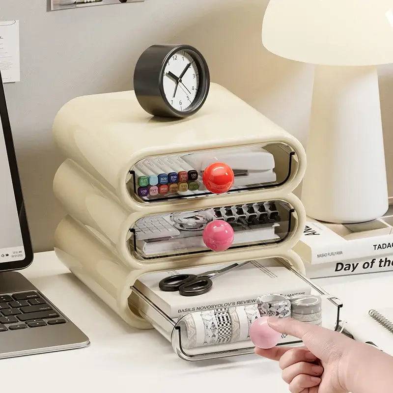 Removable Drawer Cosmetics Storage Cabinet