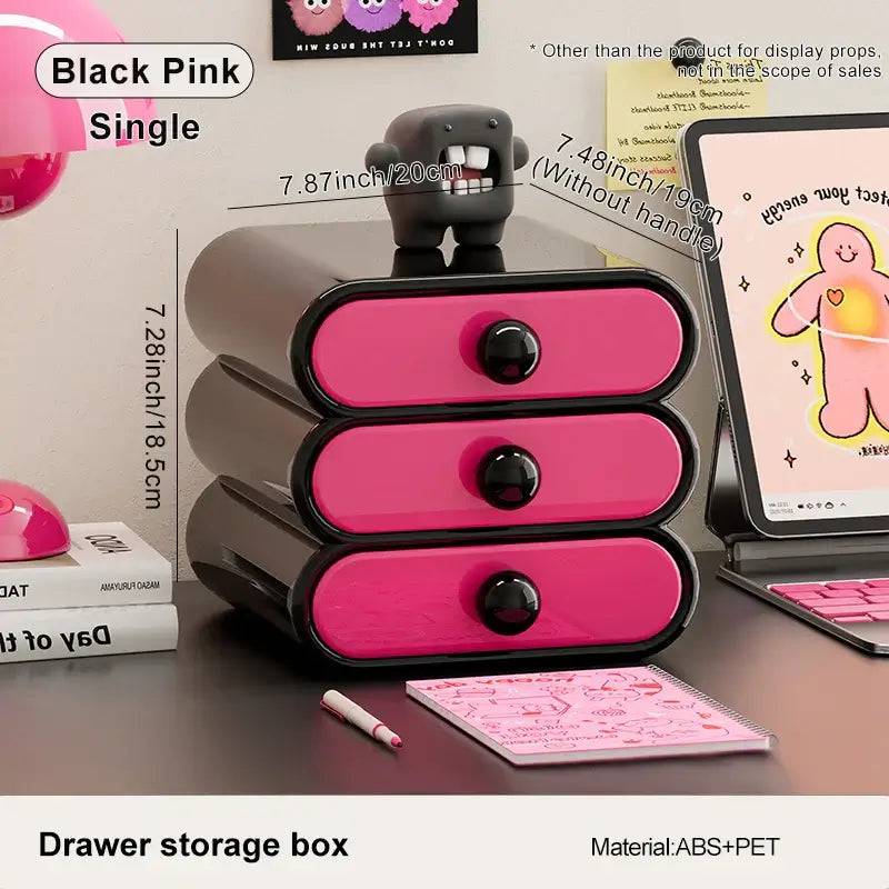 Removable Drawer Cosmetics Storage Cabinet