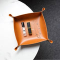 Nordic Leather Storage Tray - Stylish Desk and Home Organiser
