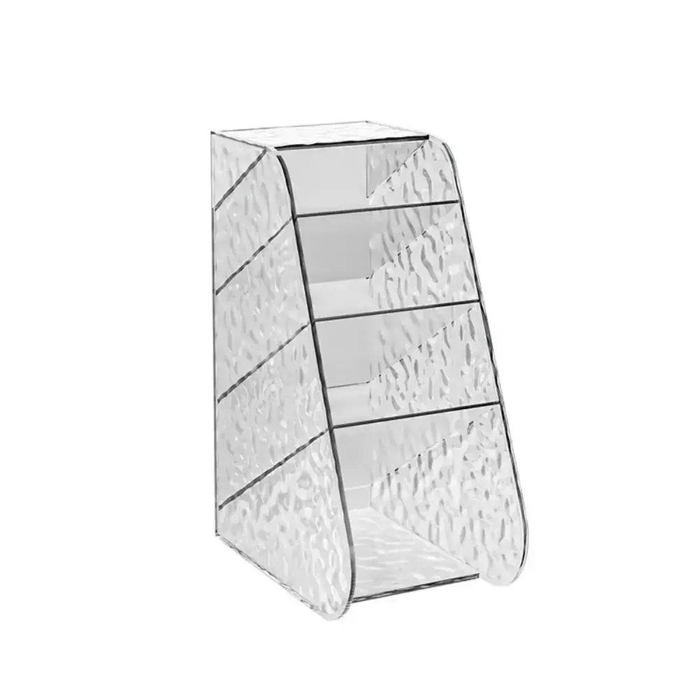 Transparent Plastic Pen Holder and Desktop Storage Box