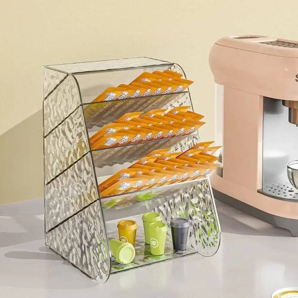 Transparent Plastic Pen Holder and Desktop Storage Box