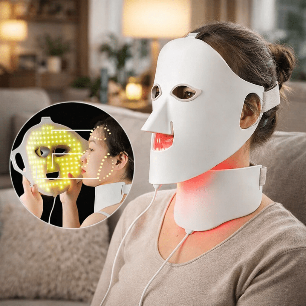 LUXDERMA – LED Light Therapy Mask for Skin Rejuvenation