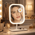 MAKEGLOW LUXTAP – LED Vanity Mirror with Touch Control & 3 Light Modes